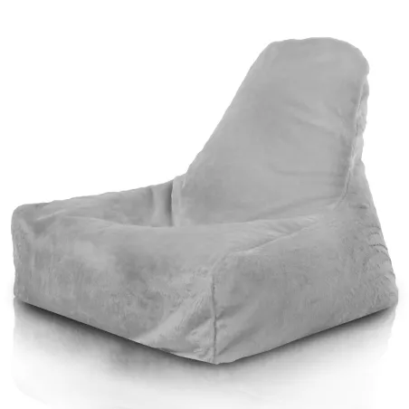 Sitzsack-Sessel mit Rückenlehne Bali - Yeti Kunstfell