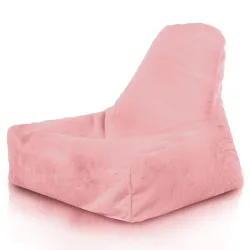 Sitzsack-Sessel mit Rückenlehne Bali - Yeti Kunstfell