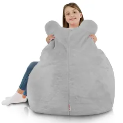 Kinder-Sitzsack-Sessel Teddy - Yeti Kunstfell – Ansicht 5