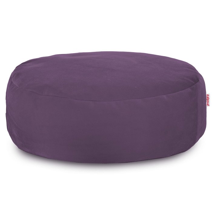 Fußbank Plüsch Violett