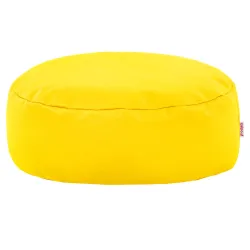 Runder Fußhocker - Kunstleder