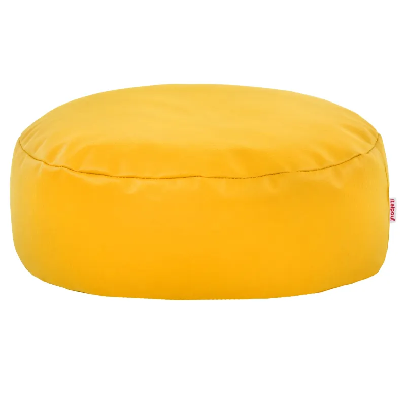 Runder Fußhocker - Kunstleder