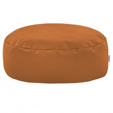 Fußbank Kunstleder Hellbraun