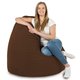 Braun Sitzsack XXL Plüsch Bezug