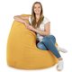 Senf Sitzsack XXL Plüsch