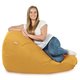 Senf Sitzsack XXL Plüsch