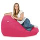 Pink Sitzsack XXL Plüsch Rosa