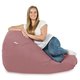 Puderrosa Sitzsack XXL Plüsch