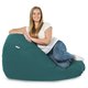 Königsblau Sitzsack XXL Plüsch Relaxsessel