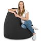 Schwarz Sitzsack XXL Plüsch Sessel