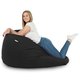 Schwarz Sitzsack XXL Plüsch Sessel