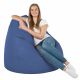 Blau Sitzsack XXL Kunstleder Sessel
