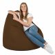 Dunkelbraun Sitzsack XXL Kunstleder