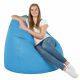 himmelblau Sitzsack XXL Kunstleder