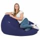 Marineblau Sitzsack XXL Kunstleder