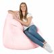 Metallic-Rosa Sitzsack XXL Kunstleder