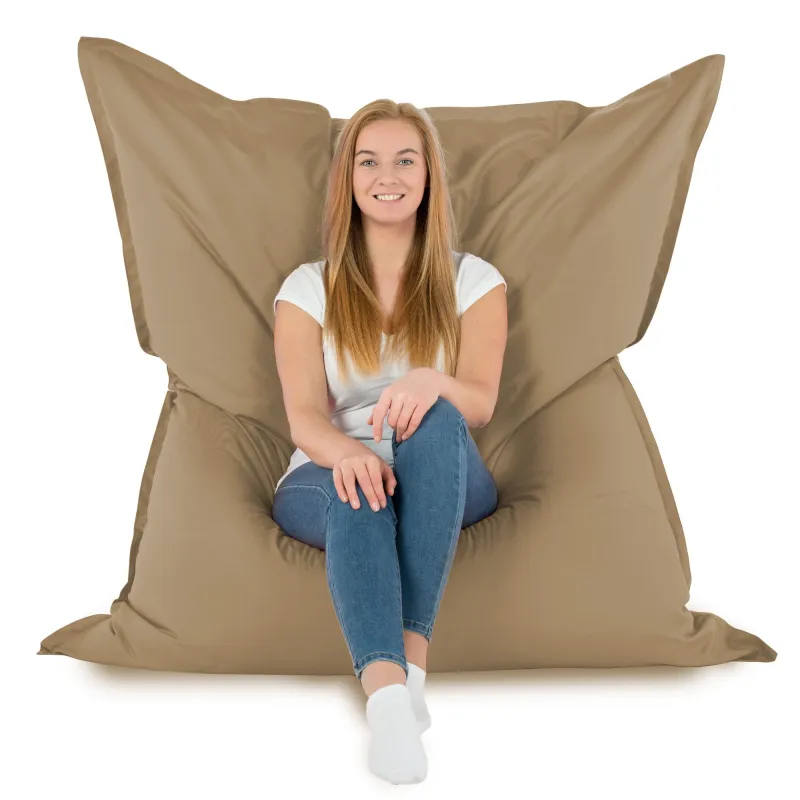 Beige Sitzkissen Outdoor XXL Terrasse