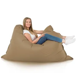 Beige Sitzkissen Outdoor XXL Terrasse