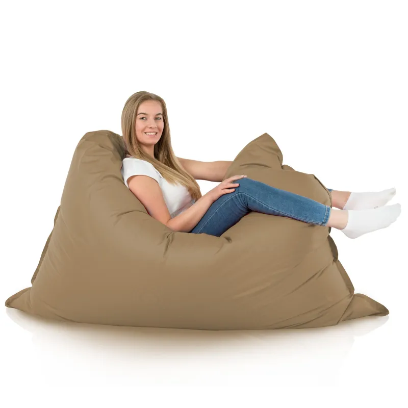 Beige Sitzkissen Outdoor XXL Terrasse