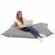 Stahl Sitzkissen XXL Kunstleder Schlafzimmer