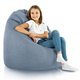 Sitzsack XL Melange Blau recykling balance