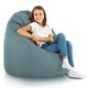Sitzsack XL Melange Türkis recykling balance