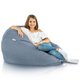 Sitzsack XL Melange Blau recykling balance