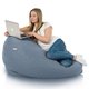 Sitzsack XXL Melange Blau recykling balance