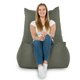 Sitzsack Sessel Distinto Melange grün recykling