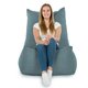 Sitzsack Sessel Distinto Melange Türkis recykling