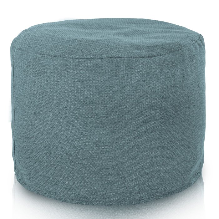 Sitzpouf Cilindro Melange Türkis recykling