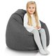Sitzsack Kinder Melange Schwarz recykling balance