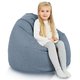 Sitzsack Kinder Melange Blau recykling balance
