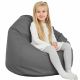 Grau Kindersitzsack Kunstleder