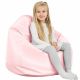 Metallic-Rosa Kindersitzsack Kunstleder