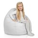 Weiß Sitzsack Kinder Outdoor Garten