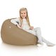 Beige Sitzsack Kinder Outdoor Terrasse