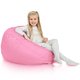 Hellrosa Sitzsack Kinder Outdoor