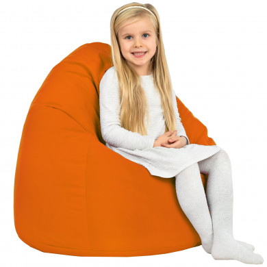 Orange Sitzsack Kinder Plüsch Mädchen