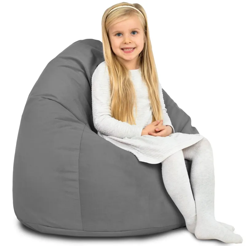 Kinder-Sitzsack L - Soft-Velours – Ansicht 65