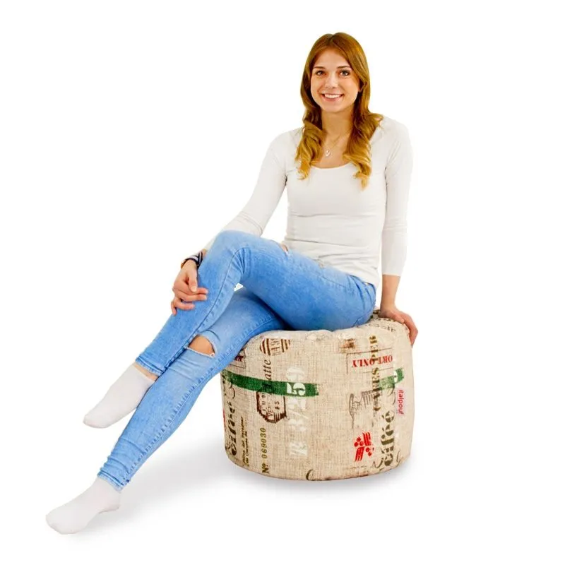 Bequemer Kaffee Sitzhocker für Entspannungsbereiche