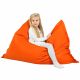 Orange Sitzkissen XXL Kunstleder Kinderzimmer
