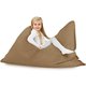 Beige Sitzkissen Kinder XL Plüsch