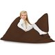 Braun Sitzkissen Kinder XL Plüsch Baby