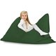 dunkelgrün Sitzkissen Kinder XL Plüsch