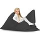 Grau Sitzkissen Kinder XL Plüsch