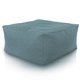 Hocker Sitzsack / Tisch Melange Türkis recykling