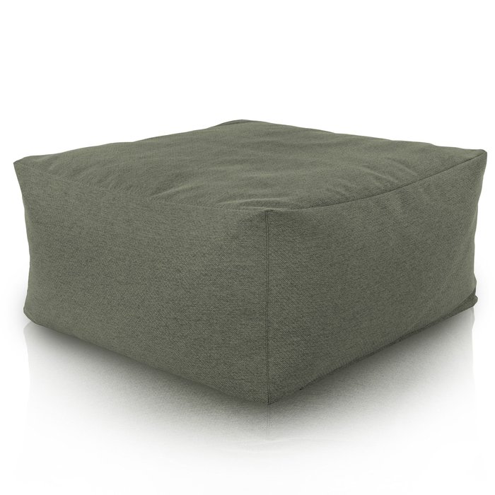 Hocker Sitzsack / Tisch Melange grün recykling