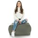 Hocker Sitzsack / Tisch Melange grün recykling