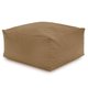 Hocker Sitzsack / Tisch Plüsch Beige